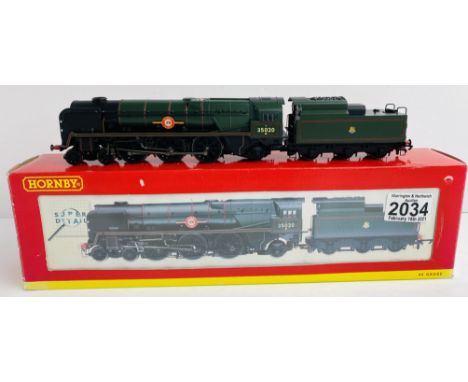 Hornby R2204 'Bibby Line' Merchant Boxed with Instructions &amp; Detail Pack -Lacking 1x Side Step on Tender P&amp;P Group 1 