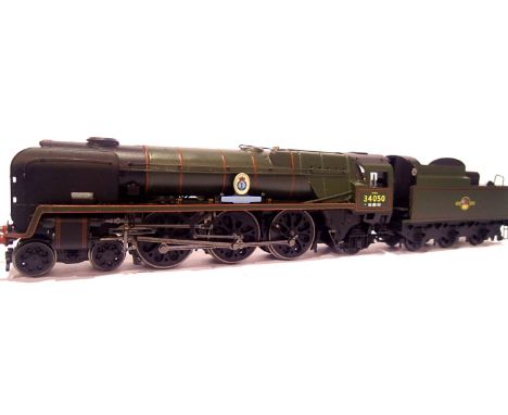 Hornby Royal Observer Corps 34050, BR Green, Late Crest. P&P Group 1 (£14+VAT for the first lot and £1+VAT for subsequent lot
