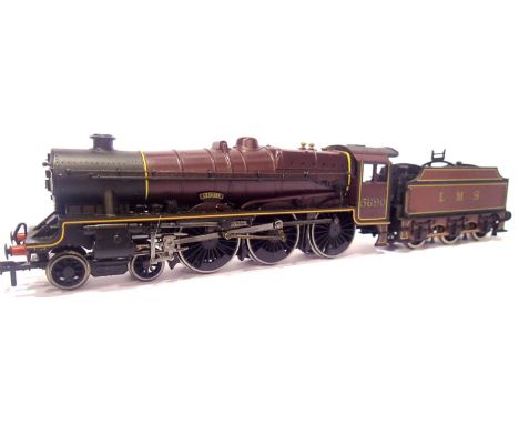 Bachmann Leander 5690 LMS red in very good condition, missing one front step and rear coupling hook, unboxed. P&amp;P Group 1