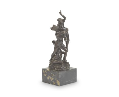 After Giambologna (born Jean de Bologne, Flemish, 1524-1608): A patinated bronze figural group of the Rape of SabinesProbably