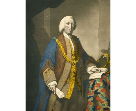 John Dixon, 18th Century mezzotint, A portrait of William Beckford, 13.5" x 9.5", (34.5x24cm).