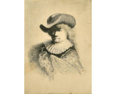 A group of old master and later etchings, after Rembrandt etc, unframed, (q).