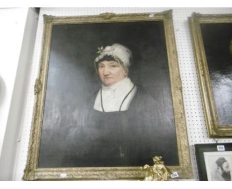 19TH CENTURY GILT FRAMED PORTRAIT OF A LADY