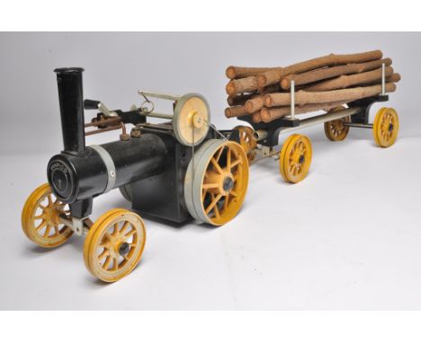 Mamod Steam Tractor with trailer. Untested. Displays generally clean. 
