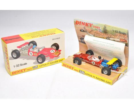 Dinky No. 225 Lotus F1 Racing Car. Excellent in excellent box, inc leaflet.