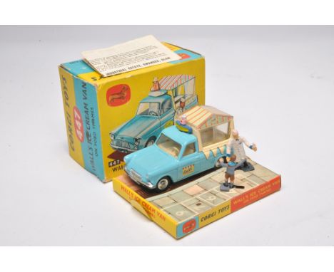 Corgi no. 447 Wall's Ice Cream Van. Complete. Displays very mostly excellent with little sign of wear. In very good original 