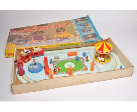 Corgi No. 853 The Magic Roundabout Set with contents as shown. Displays generally good in good original box.