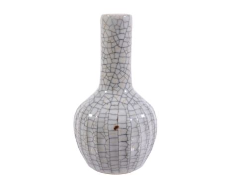 A small Chinese Ge -type bottle vase, Qing Dynasty, 18th/19th century A small Chinese Ge -type bottle vase, Qing Dynasty, 18t