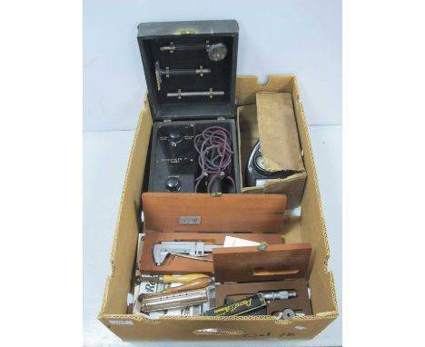 Davenset High Rate Discharge Tester- Buchbinder Electro Therapy Machine Model HF99, Scherr-tumico precision measuring tools, 