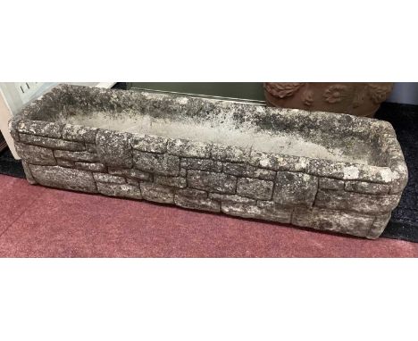 Cotstone Elongated Garden Planter, 80 x 26cm.