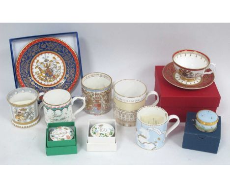Limited Edition Buckingham Palace Commemorative Ware, to include the 90th Birthday of HM Queen Elizabeth II, No 415/750, anot