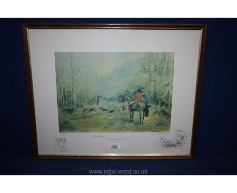 A Ros Goody limited edition Print 'The Belvoir' Barkestone Wood, no. 418/850
