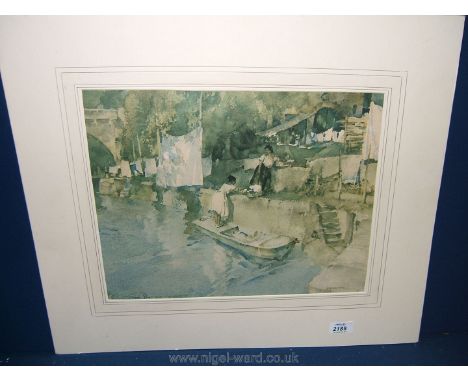 A signed Print by William Russell Flint