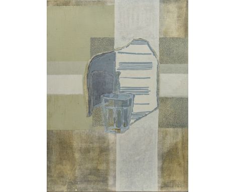 * HELEN MACALISTER (SCOTTISH b. 1969), HOODIT oil on canvas, titled and dated 1995 label verso 40cm x 30cm Unframed, as inten