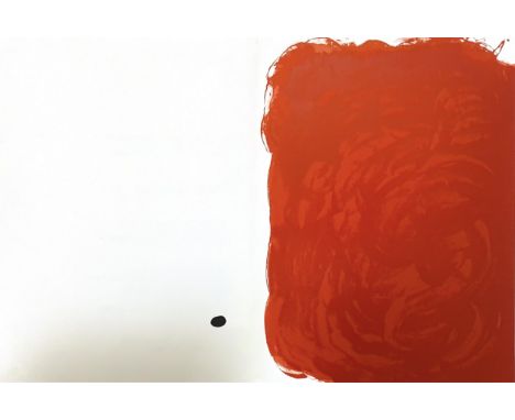 * JOAN MIRO, ROUGE, and VERT lithograph and text 38cm x 29cm Unframed.