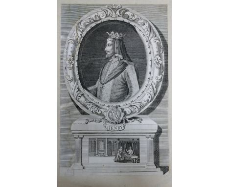 A collection of 14 17th century and later engravings of portraits of monarchs and other notable figures comprised of Mary Que