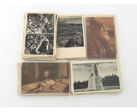 A group of approx. 86 R/P and P/P postcards of Israel and Mandate-era Palestine, mostly topographical, views of Jerusalem and