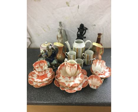 A quantity of collectable china to inc 'Midwinter' and vintage tea sets