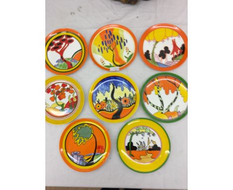 A collection of Wedgwood  Clarice Cliff plates