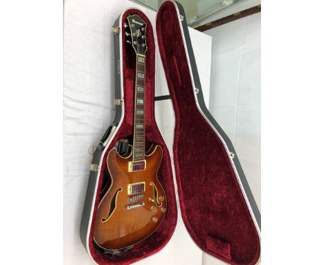 A hard-cased Iranez guitar: Model A583 VLS 1201