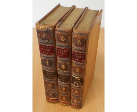Lamb, Charles “The Prose Work of Charles Lamb in Three Volumes”: Vol I  'Tale of Rosamund Gray etc.', Vol II 'Elia - First Se