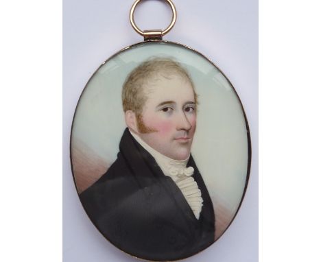 A late 18th/early 19th Century English School Portrait Miniature in the manner of Nicholas Freese (active circa 1761-1831), a