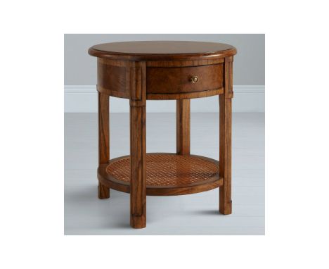 John Lewis &amp; Partners Hemingway Round Lamp Table This elegant furniture is inspired by the formal yet practical look of t