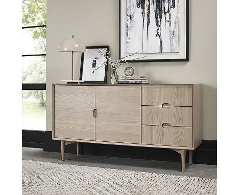 Norse  Wide Sideboard Taking inspiration from sophisticated mid-century  styling through hints of both retro and Scandinavian
