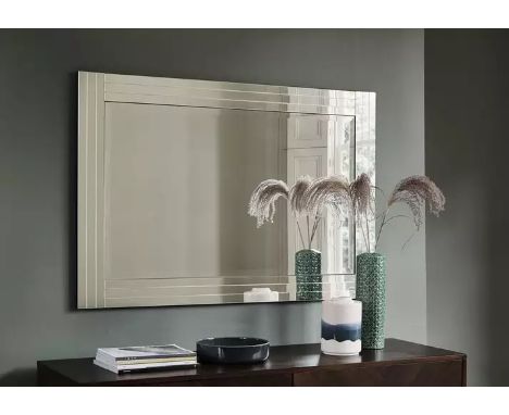 { Option of lots:  1071, 1072 } Burnside Mirror The Burnside rectangle mirror is a simple yet effective design that will help