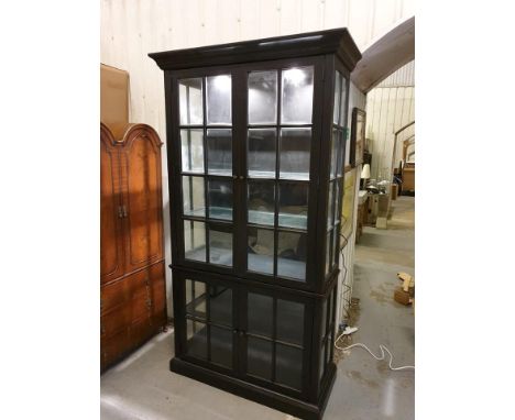 Waltham Display Cabinet / Bookcase Reminiscent Of A Vintage English Phone Booth The Beautifully Carved And Glazed Wooden Walt