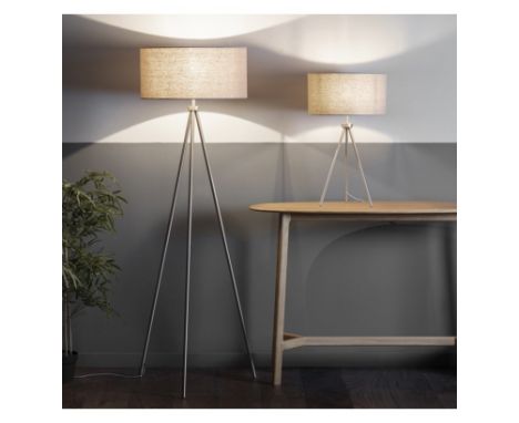 Tri Floor Lamp A contemporay style for a modern home; the Tri floor lamp is simple yet chic. 47 x 47 x 152.5cm