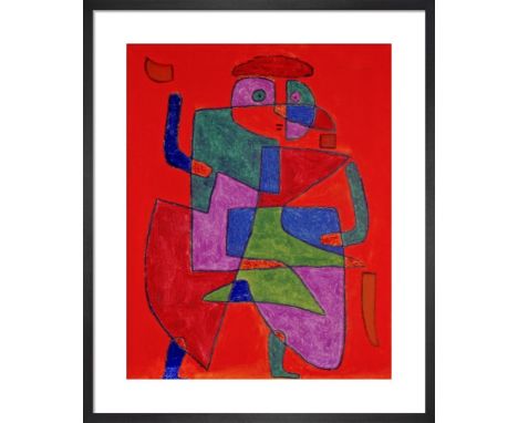 Paul Klee Arrival of the Bridegroom, 1933 Framed Print in Responsibly Sourced Solid Frame With A Brushed Black Satin Finish P