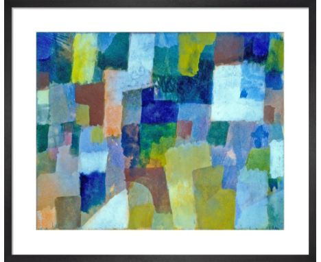 Paul Klee Ohne Titel, 1915 Framed Print in Responsibly Sourced Solid Frame With A Brushed Black Satin Finish Print On 250gsm 