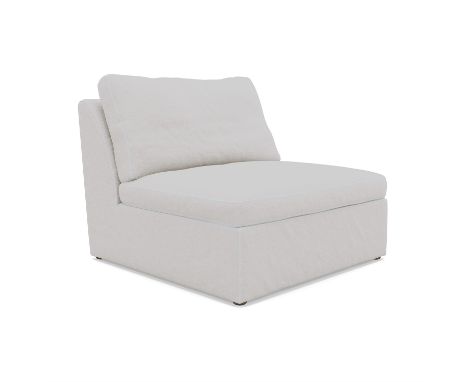 Oasis 1 seater sofa chair white calico A sofa of truly disarming softness and epic comfort, delivering a joy-inducing jolt-of