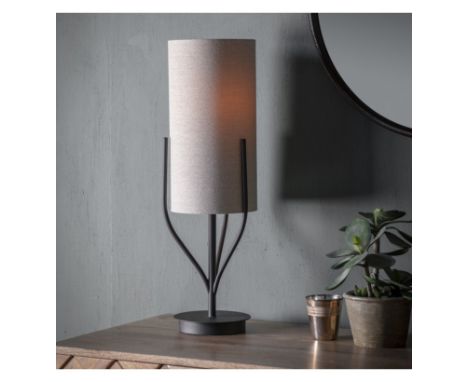 Romana Table Lamp Black Light up any room in your home with this chic &amp; stylish table lamp. W180 x D180 x H650mm (A3- 975