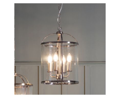 Lambeth 4 Pendant Light Antique Brass This pendant light has a faux candle light source to create a statement look. 30 x 30 x