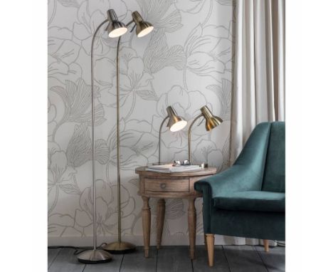 Amalfi Floor Lamp Nickel Light up your living space with the Amalfi floor lamp. Bulb not included. 23 x 32 x 161cm