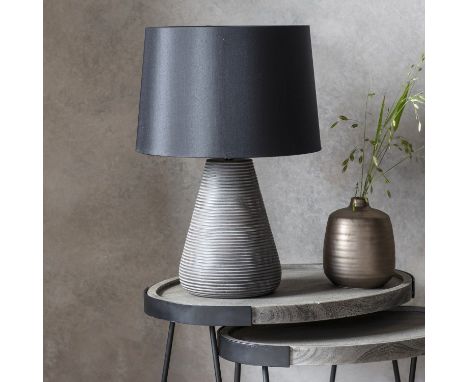 Bedford Table Lamp Base A Contemporary modern table lamp Wood 24 x 24 x 28cm (Loc 5056315977082)