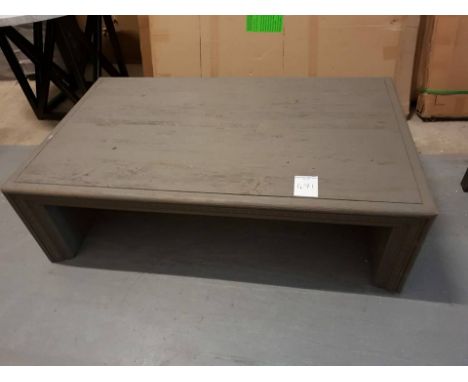 **Clearance** Portrait Oak Coffee Table Grey The Sandshore Collection Is Made From Solid Oak And Has Been Bleached To Achieve