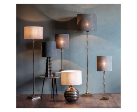 Vittoria Floor Lamp Base Only a Classic floor lamp with a broned effect stem and base Base Only 21.5 x 21.5 x 148cm (Loc 5055