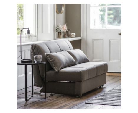 Metz Sofa 120cm Berwick Stone Grey Upholstered The Metz collection is ideal even for smaller spaces, incredibly comfortable, 