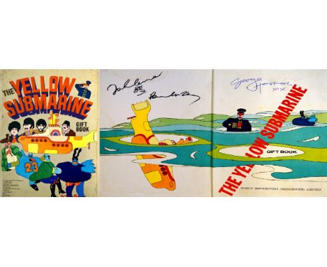 The Beatles Autographed Book
The Beatles 'Yellow Submarine' Gift Book signed on the inside by John Lennon, Paul McCartney and