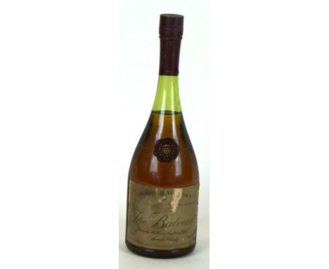 1 bottle The Balvenie "Founders Reserve" Highland Malt Scotch Whisky in 1980's 'Cognac bottle' (cellar stained label) (illust