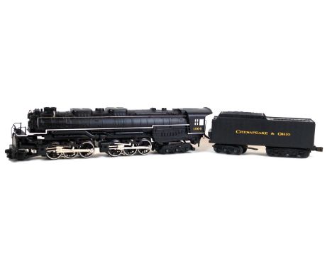 A boxed Rail King by MTH C&O Allegheny 2-6-6-6 articulated steam engine
Three rail, no. 1604 with tender in black Chesapeake 