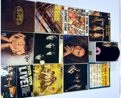 Approx. One Hundred and Fifty Vinyl Records Comprising LPs and 45s
Includes The Beatles 'Please Please Me' LP 4th Press in mo