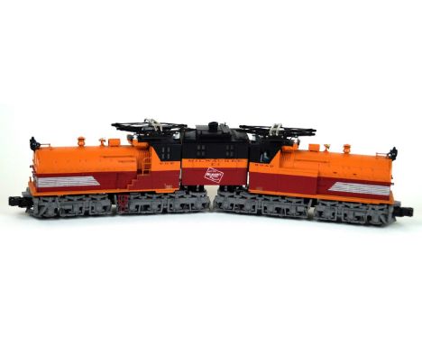 A boxed MTH Premier E-2 Bi-Polar electric Milwaukee Road locomotive
With proto-sound 2.0, with twin pantagraph no. 20-5511-1.