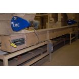 LMC Motorized Belt Conveyor, 25 ft. Length, 230/460 Volt, Note: Supports Lots, RIGGING FEE: $2,000