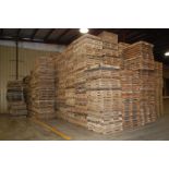 (Approx. 1200) Used Wooden Pallets, 48 in. x 40 in., RIGGING FEE: $1500