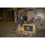 Caterpillar Model #2EC-15, Electric Forklift, Rated 3000 lb. Capacity, 188 in. Lift H, Side Shift,