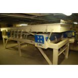 LMC/Lewis & Carter #4816 Vibratory Sifter Conveyor, 5 HP Motor, 208-230/460 V., RIGGING FEE: $500
